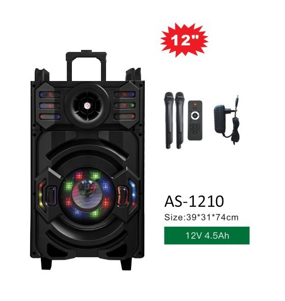 AS-1210 Valija Karaoke Bluetooth MP3 SATE