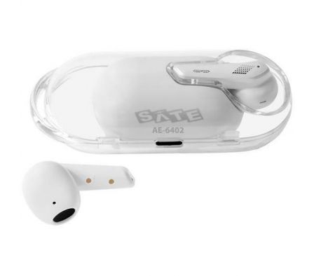 Auricular Bluetooth Sate AE-6402 Blanco
