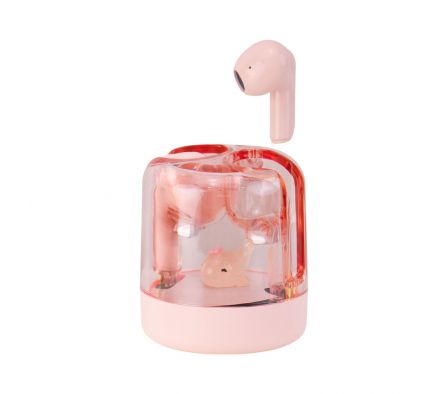 Auricular Bluetooth Sate AE-T1361 Rosado