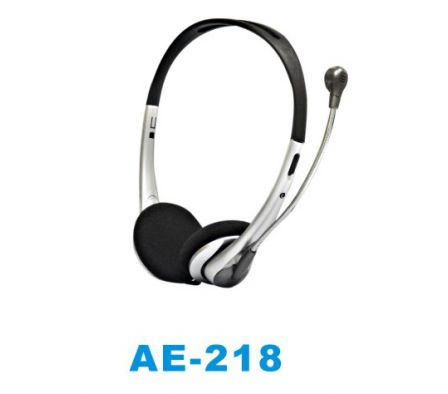 Auricular Vincha Banda Microfono 3.5mm SATE AE-218