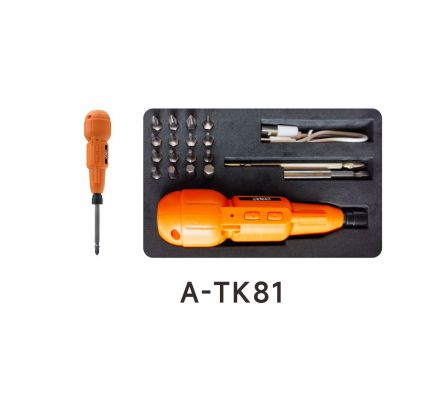 Destornillador Electrico KIT a Batería A-TK81