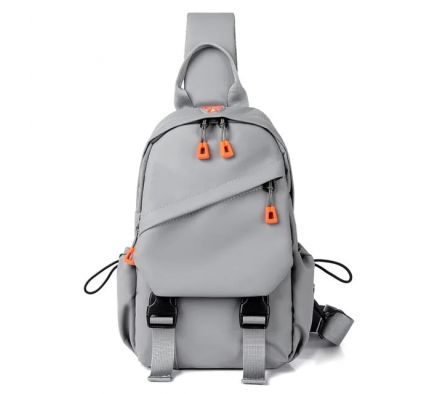 Mochila Transversal Gris A-KP2122