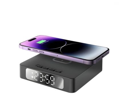 Reloj Despertador+ Cargador Inalámbrico A-CT7001