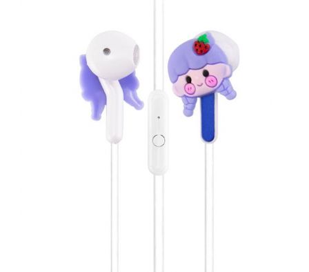 Auricular con Cable Tipo-C Sate AE-T1303 Azul